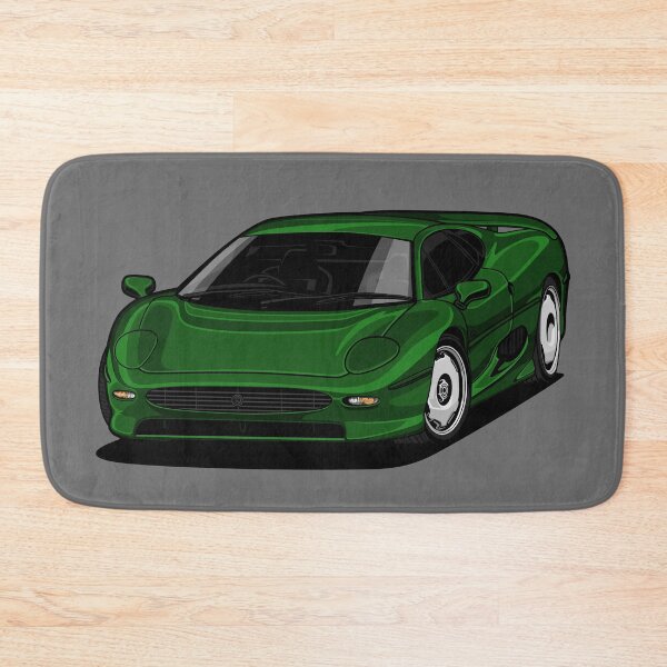 Item preview, Artwork Jag XJ 220 Hard Top Heritage British Classic green designed and sold by SketchNinja.