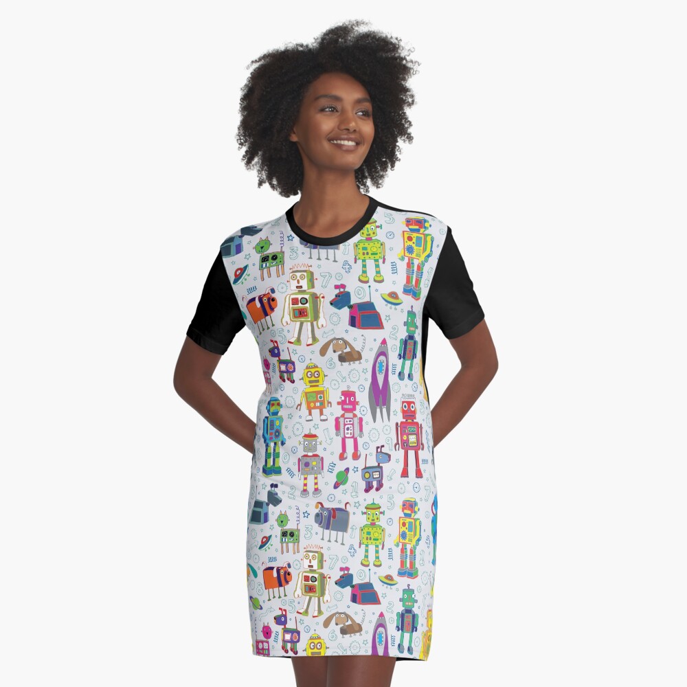 Item preview, Graphic T-Shirt Dress designed and sold by Cecca-Designs.