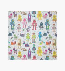 Pañuelo Robots en el espacio - gris - diversión Robot pattern by Cecca Designs
