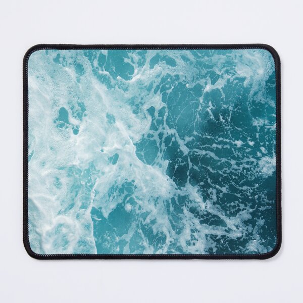 Item preview, Electric Blue Ocean Wave Canvas Print designed and sold by pocketgraphic.