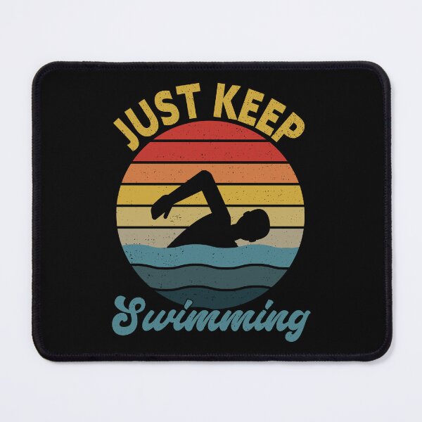 Item preview, Just Keep Swimming Cool Sunset Vintage Swimming Lover designed and sold by SuperFashion.