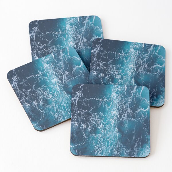 Item preview, Majestic Blue Ocean Wave Fine Art Print designed and sold by pocketgraphic.
