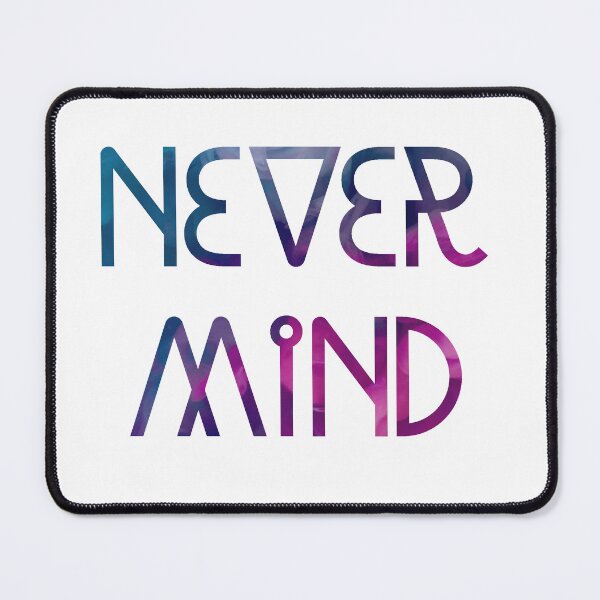 Item preview, Never Mind + outline designed and sold by Most-Mysterious.