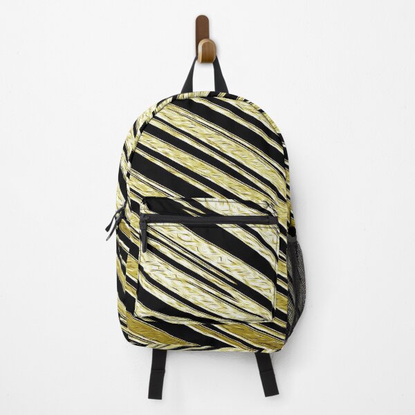 Item preview, Onyx and Gold Stripes designed and sold by fatenanwar.