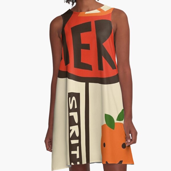 Aperol Spritz A-Line Dress