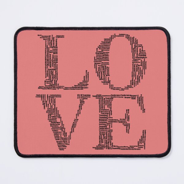 Item preview, word love designed and sold by RedShop24.