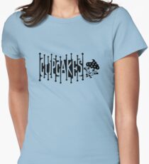 Retro Cupcakes - black Women's Fitted T-Shirt