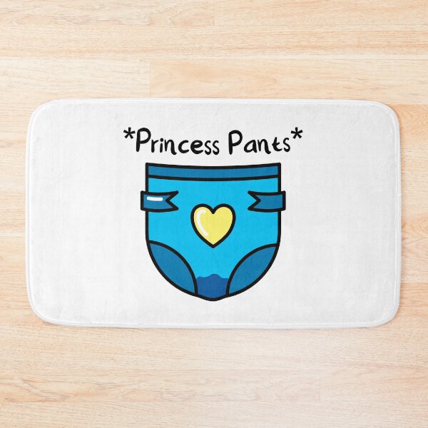 Item preview, ABDL Diaper Princess Pants (Blue) designed and sold by Kinky Penguin.
