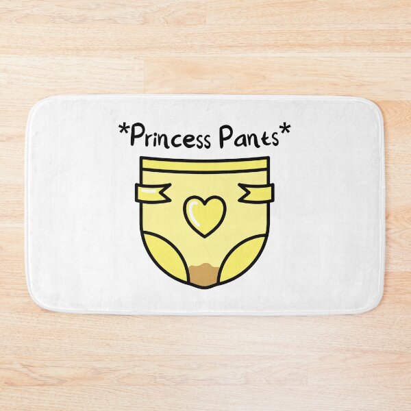 Item preview, ABDL Diaper Princess Pants (Yellow) designed and sold by Kinky Penguin.