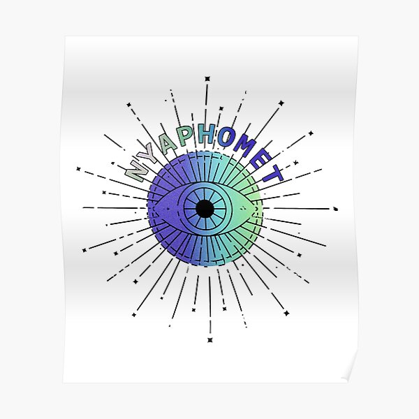 "Nyaphomet Third Eye" Poster for Sale by CKMstyle Redbubble