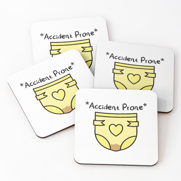 Item preview, ABDL Diaper Accident Prone (Yellow) designed and sold by Kinky Penguin.