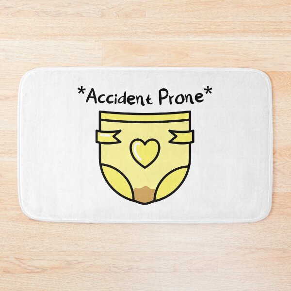 Item preview, ABDL Diaper Accident Prone (Yellow) designed and sold by Kinky Penguin.