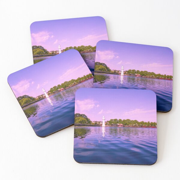 Item preview, Beautiful Summer Sunrise over Roath Park Lake Cardiff, Wales, UK designed and sold by VnGphoto.