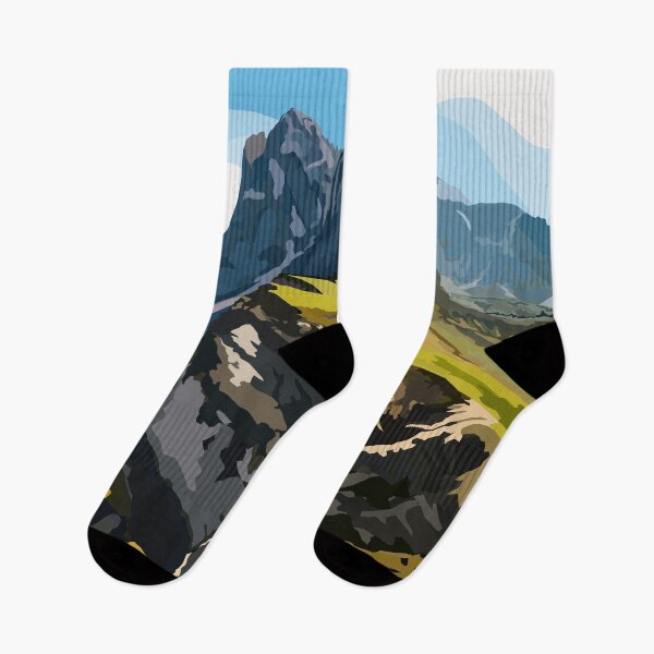 Item preview, High mountains in the morning designed and sold by ArtNaomiViki.