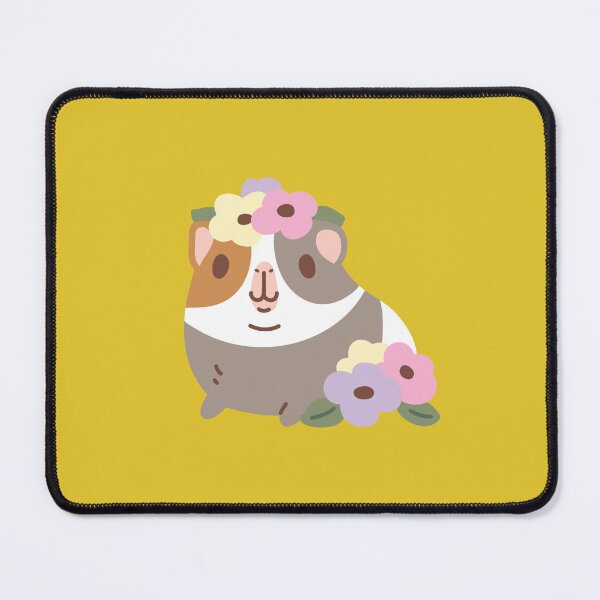 Item preview, Guinea pig and flowers Pattern  designed and sold by Miri-Noristudio.