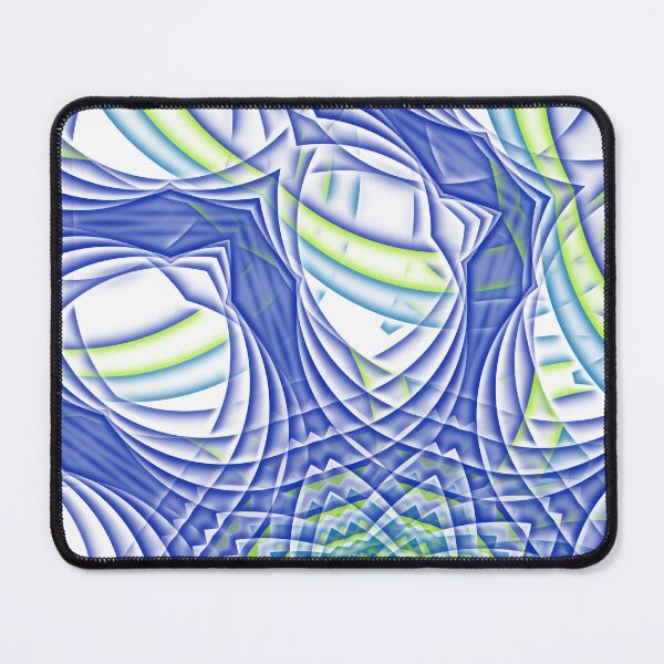 Item preview, Blue Trippy Neon Kaleidoscope designed and sold by ckylin.