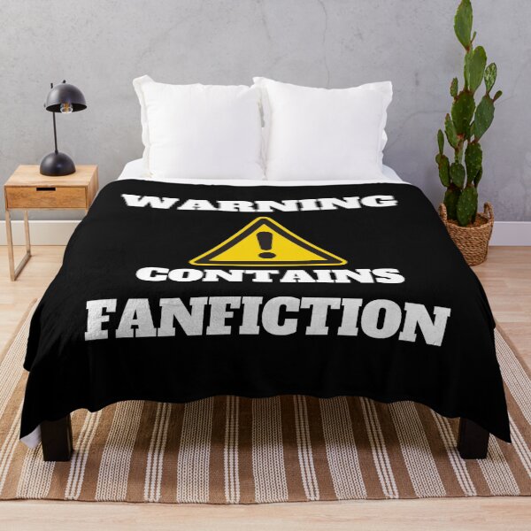 Item preview, Warning Contains Fanfiction! designed and sold by shmodev.