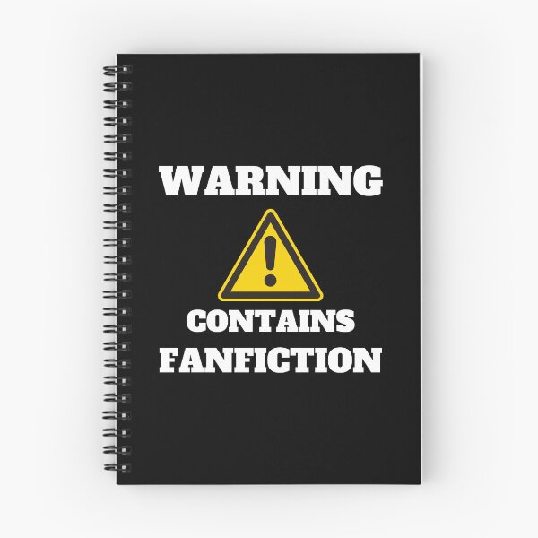 Item preview, Warning Contains Fanfiction! designed and sold by shmodev.