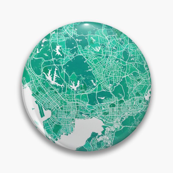 Item preview, Shenzhen City Map of China - Watercolor designed and sold by deMAP.