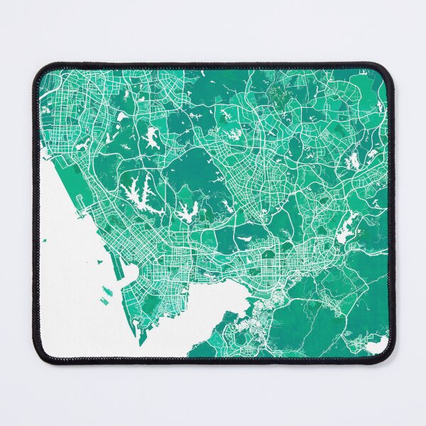 Item preview, Shenzhen City Map of China - Watercolor designed and sold by deMAP.