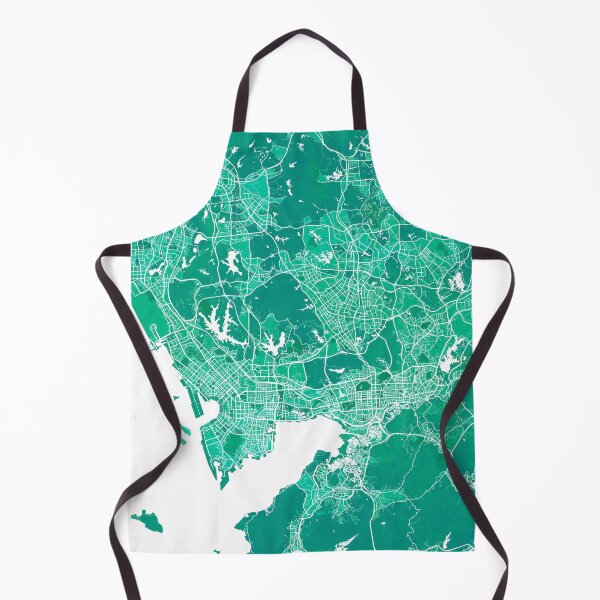 Item preview, Shenzhen City Map of China - Watercolor designed and sold by deMAP.