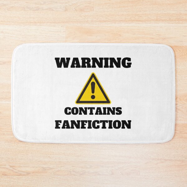 Item preview, Warning Contains Fanfiction! designed and sold by shmodev.