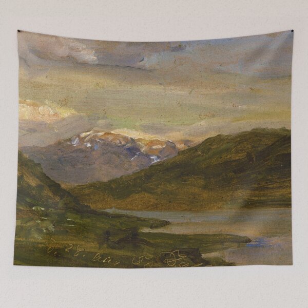 Item preview, Landscape at Nystuen on Filefjell by Johan Christian Dahl (1850) designed and sold by allhistory.