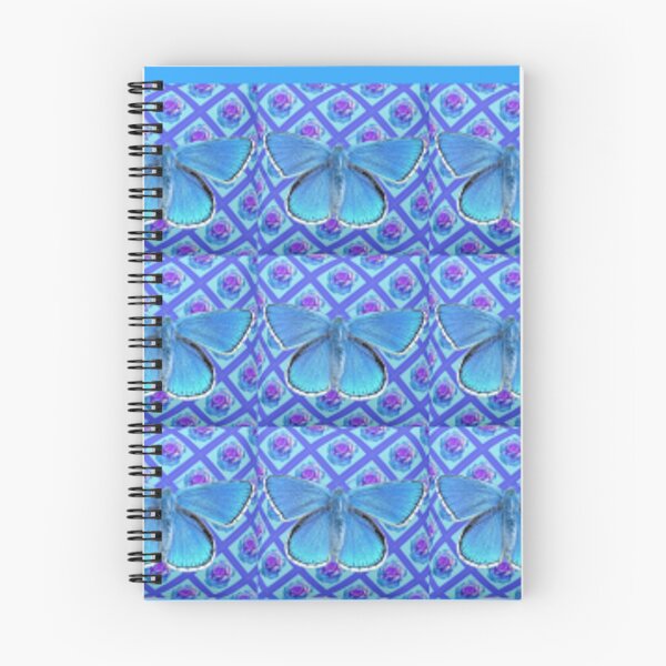 Item preview, BLUE BUTTERFLIES ABSTRACT PATTERNS ART designed and sold by sharlesart.