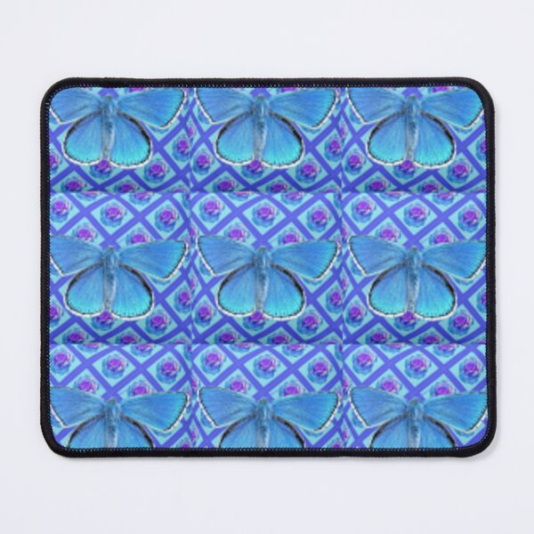 Item preview, BLUE BUTTERFLIES ABSTRACT PATTERNS ART designed and sold by sharlesart.