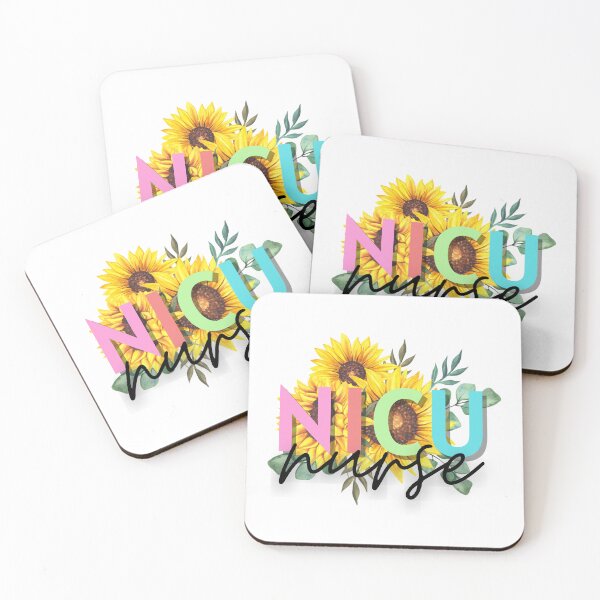 Item preview, NICU Nurse ICU Neonatal Boho Sunflower Team Tiny Humans Retro designed and sold by wanasak.