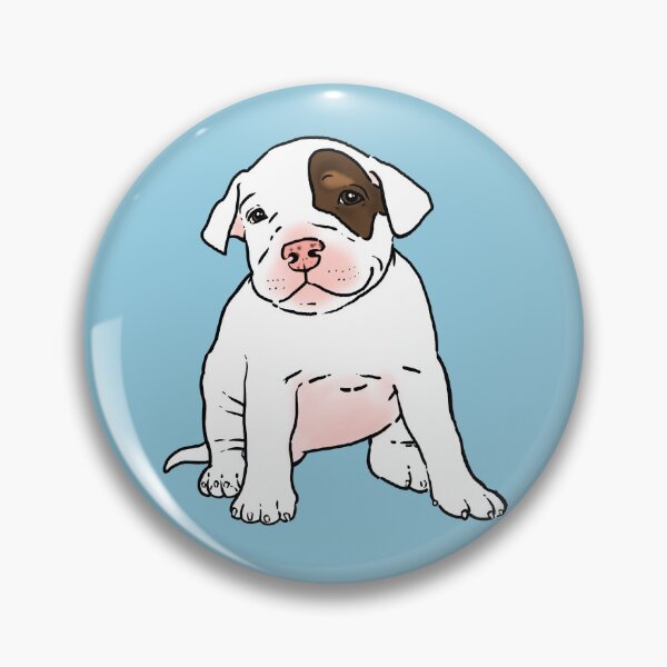 Item preview, Chubby Pitbull Puppy, Cute Pittie designed and sold by Furkid Studio.