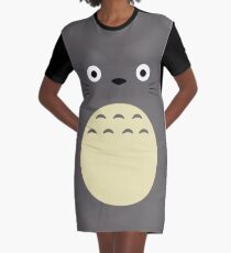 Totoro Graphic T-Shirt Dress