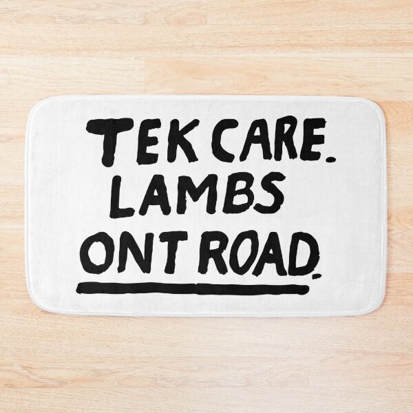 Item preview, Tek Care Lambs Ont Road -  The Lake District Sign designed and sold by Cumbria Guru.