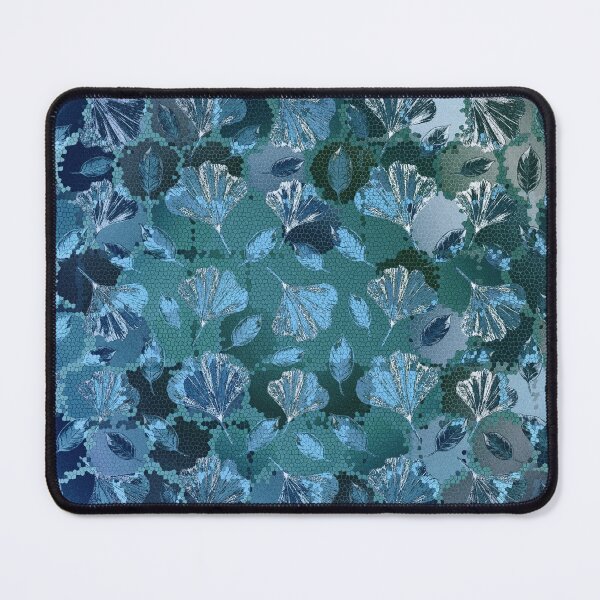 Item preview, Mosaic Ginkgo (Sapphire Blue) designed and sold by RoxanneG.
