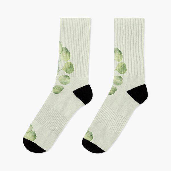 Item preview, Green eucalyptus branch botanical illustration  designed and sold by helga-wigandt.