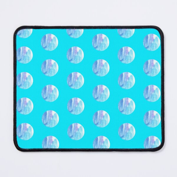 Item preview, Blue watercolor circle (pattern) designed and sold by lausn.
