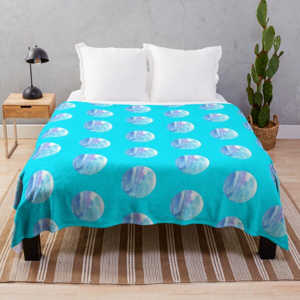 Item preview, Blue watercolor circle (pattern) designed and sold by lausn.