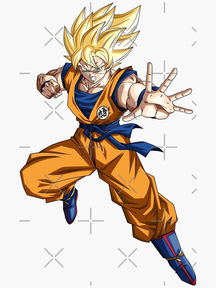 Goku super saiyan Dragon Ball Z Sticker by Gokupvv