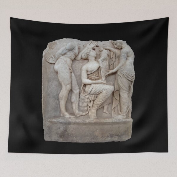 Item preview, Deity and Dionysus Roman Sebasteion Relief Aphrodisias Cut Out designed and sold by taiche.