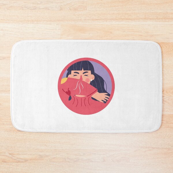 Item preview, covid-19 symptom girl cough elbow designed and sold by handriart.