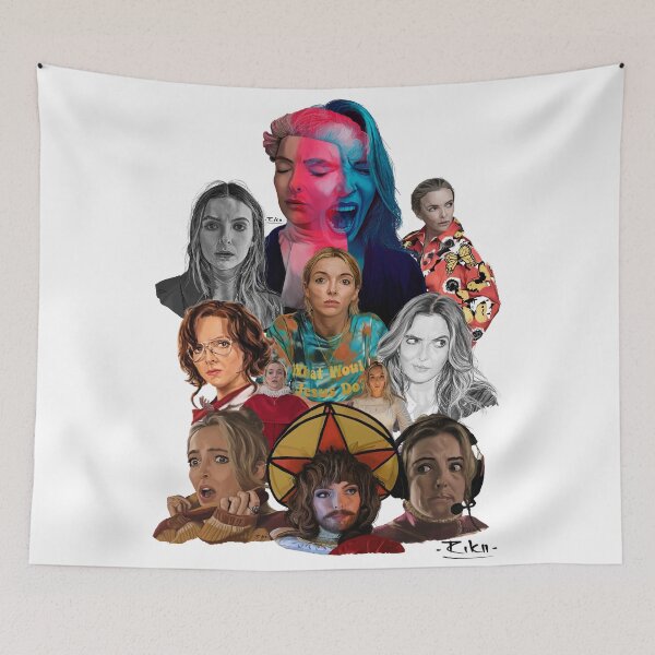 Item preview, Jodie Comer collage  designed and sold by rikiiart.