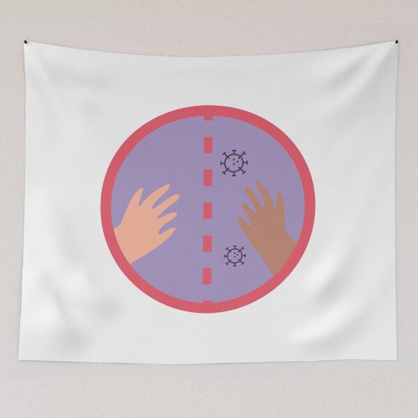 Item preview, csocial distancing icon designed and sold by handriart.
