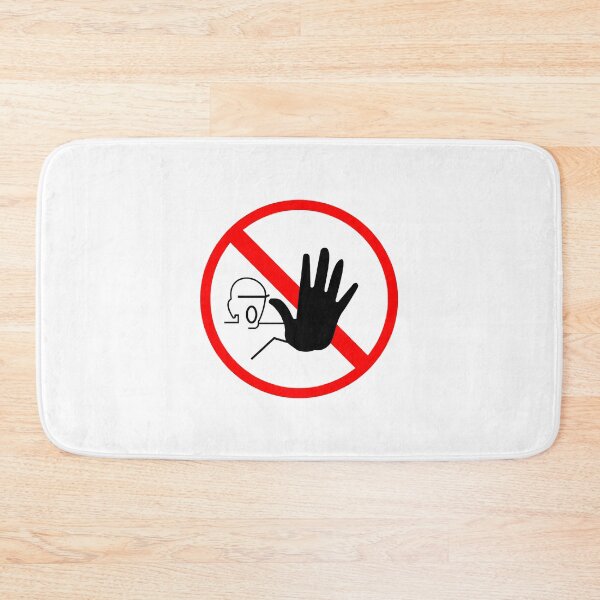 Item preview, do not enter sign with han grafhic designed and sold by handriart.