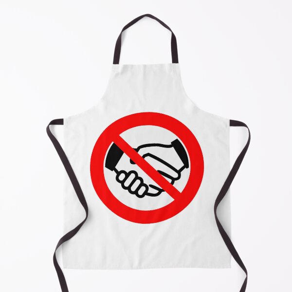 Item preview, do not shake hands sign social distancing designed and sold by handriart.