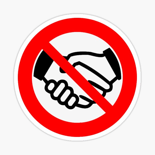 do-not-shake-hands-sign-social-distancing-sticker-for-sale-by