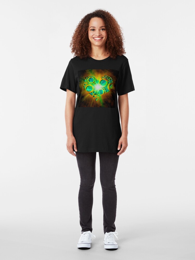 Alternate view of Good Karma Love Slim Fit T-Shirt