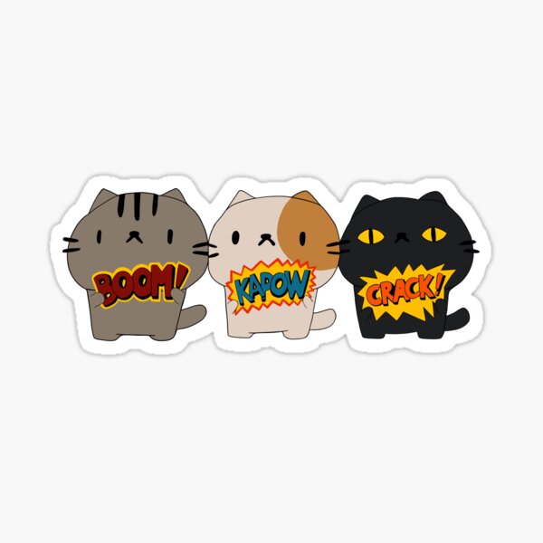 Super Cats Comics Sticker For Sale By Bizzie70 Redbubble 9024