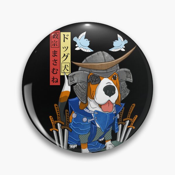 Item preview, Dog Beagle Date Masamune Japanese History Art designed and sold by T-TEES Clothing.