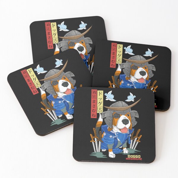 Item preview, Dog Beagle Date Masamune Japanese History Art designed and sold by T-TEES Clothing.