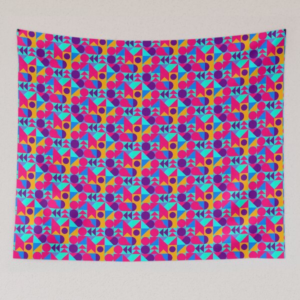 Item preview, Neo Geo Shapes & Patterns  colorful, neo geo, neo geometric, Neo Geo Minimalist Wallpapers designed and sold by Design Repo.